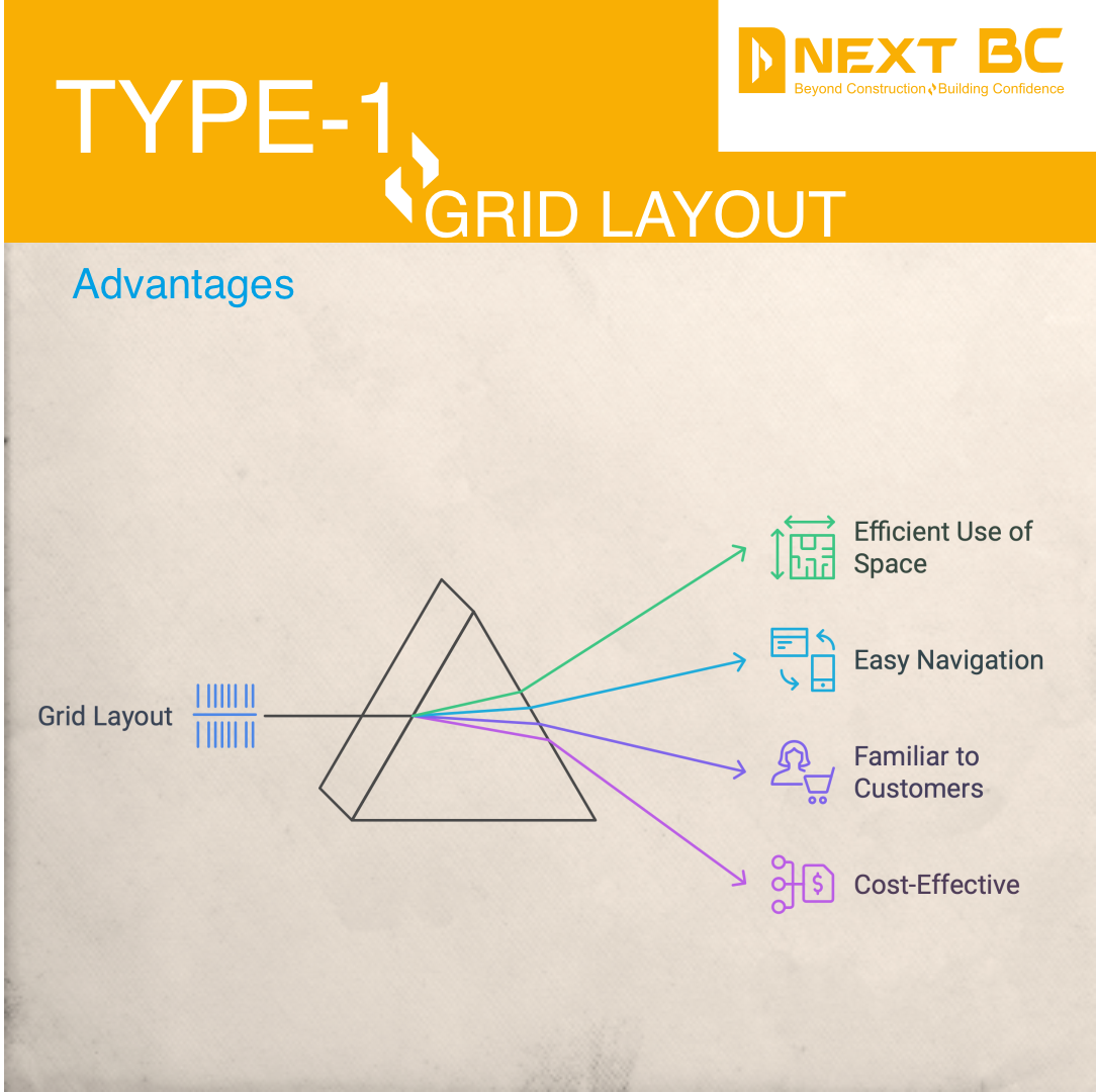 Grid layout advantages in retail