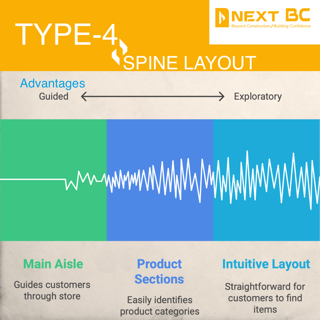 Spine layout advantages