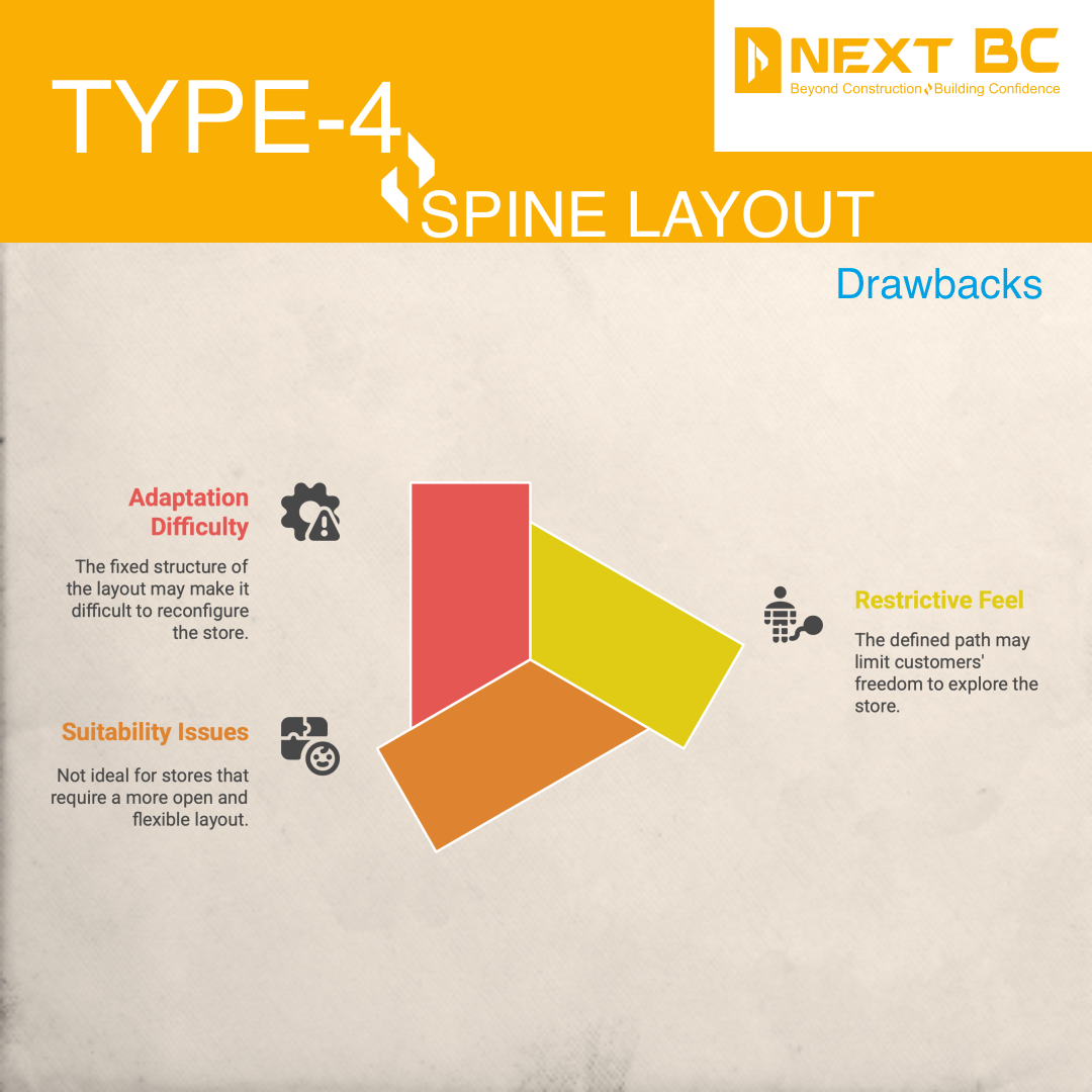 Spine layout limitations