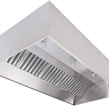Fresh air and exhaust balance in commercial kitchen