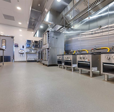 Stainless steel wall cladding for commercial kitchen