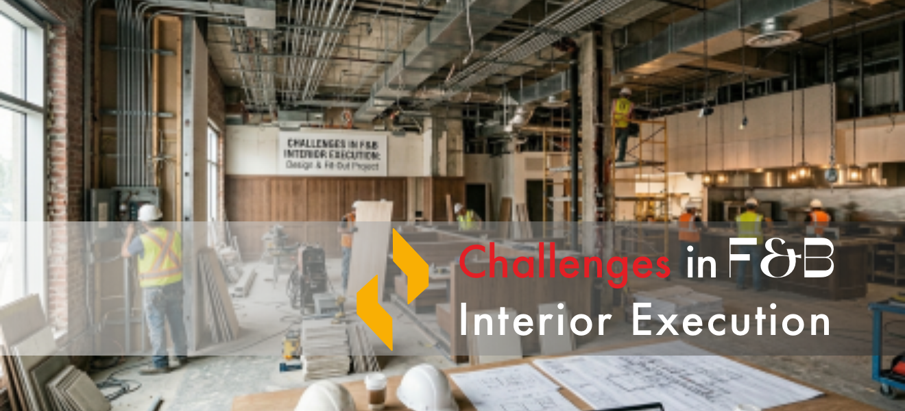 F&B interior execution challenges and site coordination