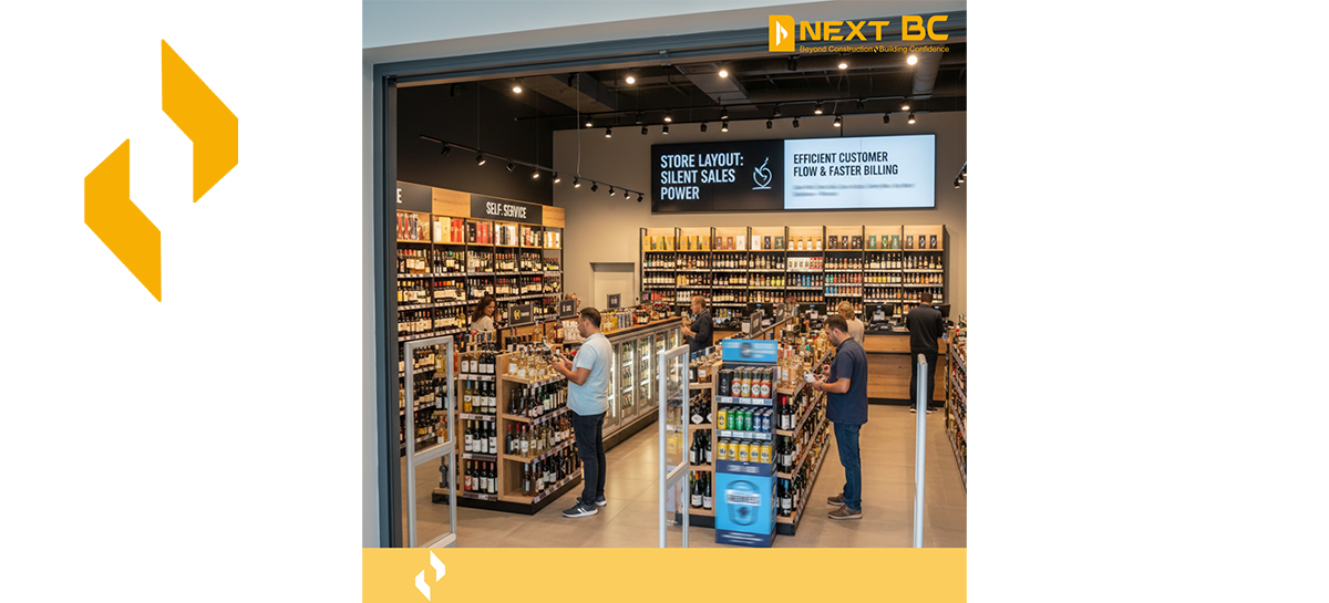 7 must have interior element fo a modern liquor store in india