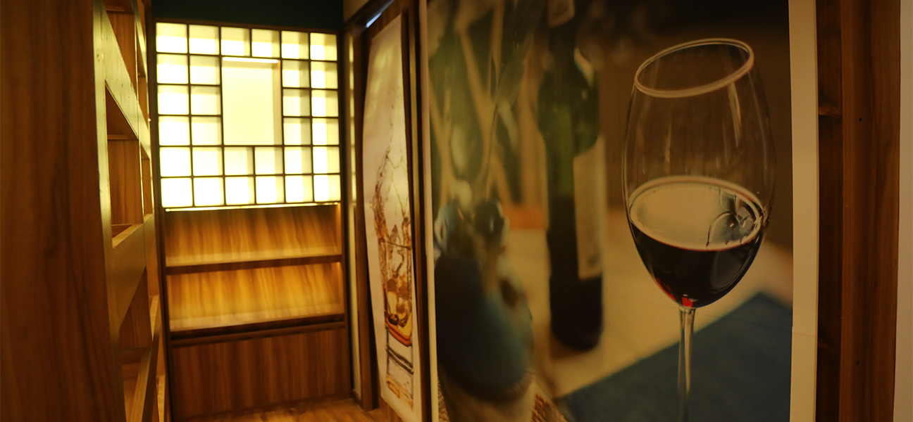 9 Liquor Land Lucknow mall liquor store interior by Next BC