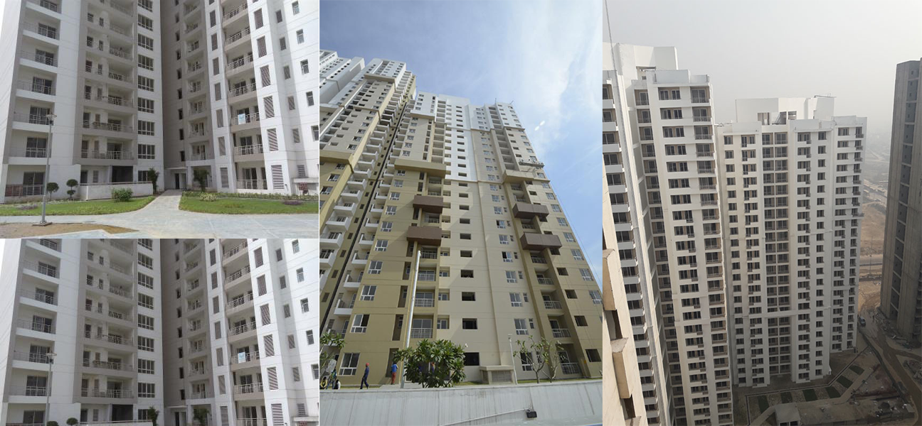 Lotus Boulevard Noida high-rise residential tower executed by Next BC