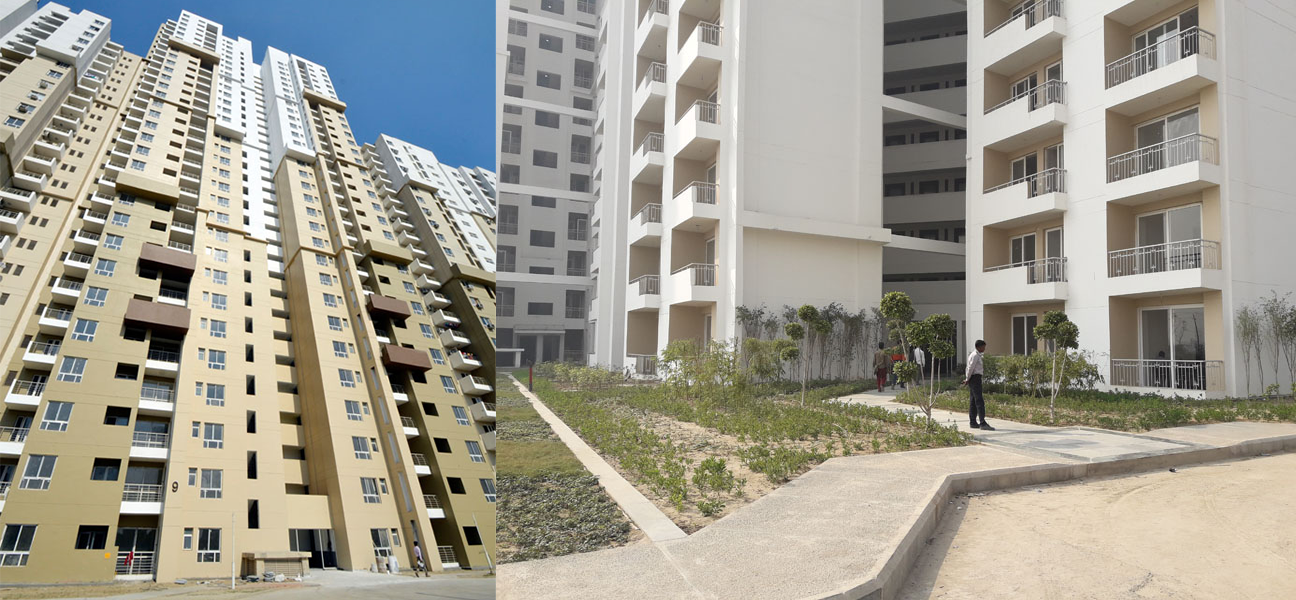 Lotus Boulevard Noida high-rise residential tower executed by Next BC