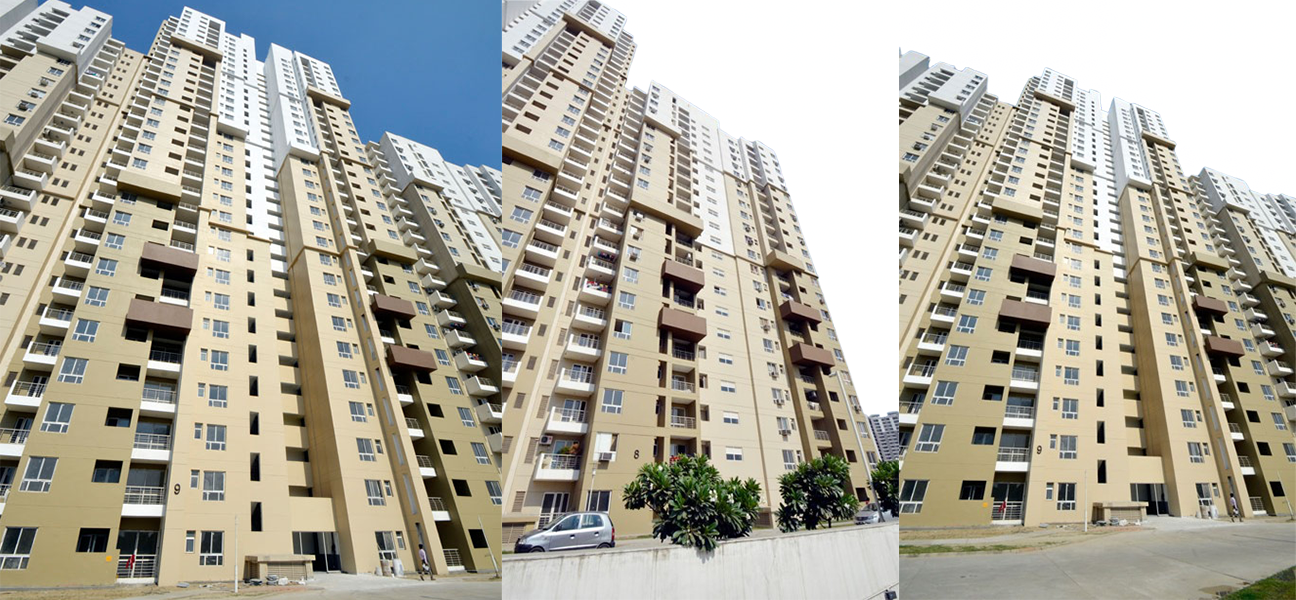 Lotus Boulevard Noida high-rise residential tower executed by Next BC