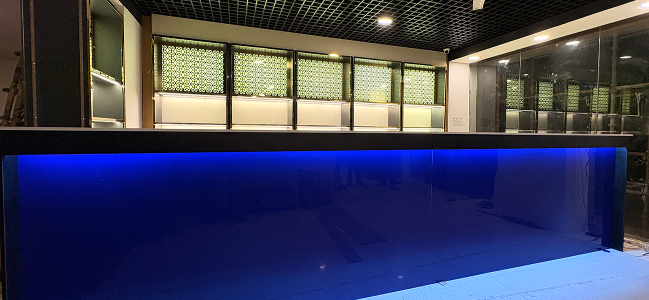 Premium liquor store interior design at Theka 94 Noida by Next BC